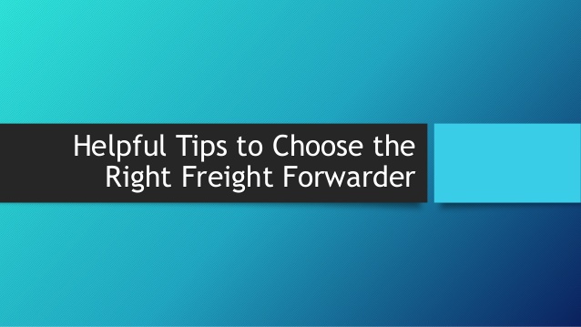 how to choose a freight forwarder to ship from china to usa