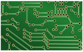 The single-sided printed circuit board